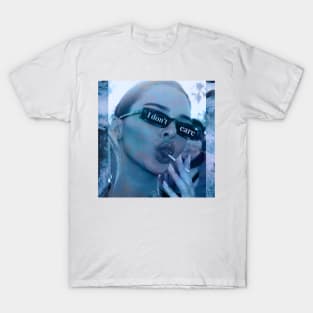 Blue kendall Jenner - I Dont Care T-Shirt